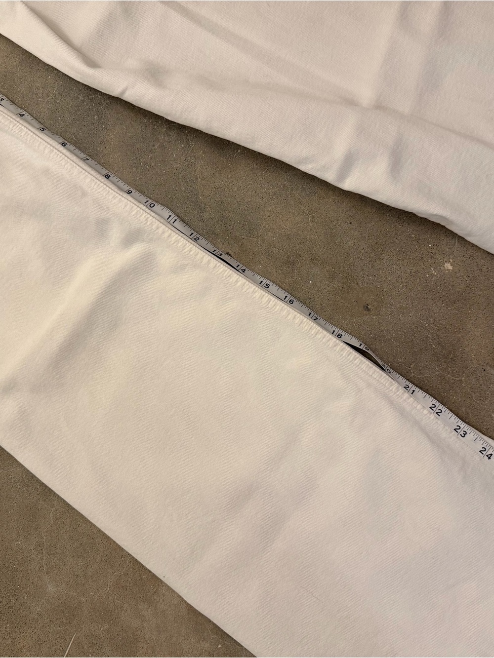 Zara The Marine Straight White Jeans - Picture 10 of 10